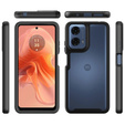 Case for Motorola Moto E14 / G24 / G04, Shockproof, with film, black
