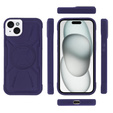 Case for iPhone 15 Plus, ERBORD Armor Mag, purple