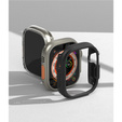 RINGKE case for Apple Watch 4/5/6/SE 40mm, Slim, 2-Pack, Clear/Black