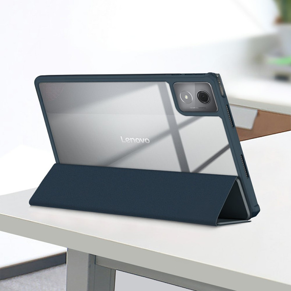 Case for Lenovo Tab K11 Plus, Smartcase Hybrid, with stylus space, dark blue