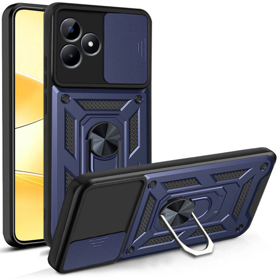 Case for Realme C51, CamShield Slide, blue