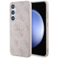 Guess HC MagSafe PU 4G Ring Classic Logo case for Samsung Galaxy S24