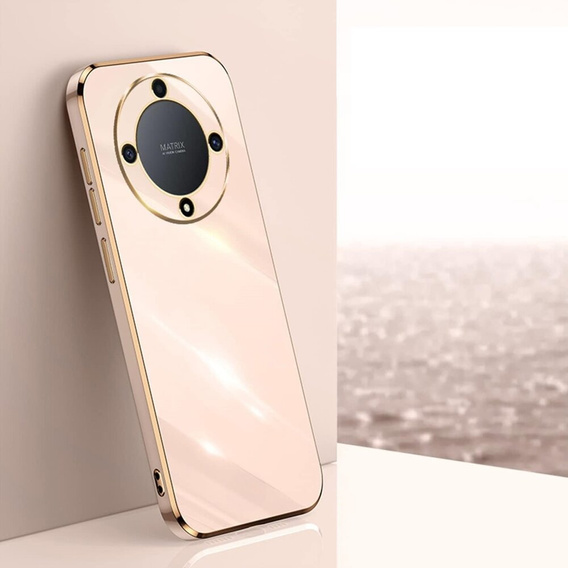 Case for Honor Magic 6 Lite 5G, Glamour CamShield, pink rose gold