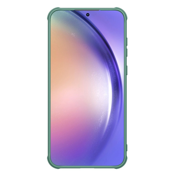 Case for Samsung Galaxy A55 5G, Armored Nillkin, CamShield Pro, green
