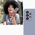Case for Samsung Galaxy A13 4G, Silicone Lite, lavender
