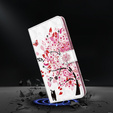 Flip case for Samsung Galaxy A14 4G/5G, Wallet, tree, white