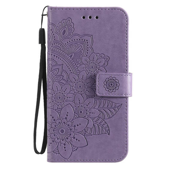 Flip case for Samsung Galaxy S21 FE, Mandala, purple