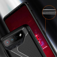 Case for ASUS ROG Phone 8 Pro, Carbon Gel, black