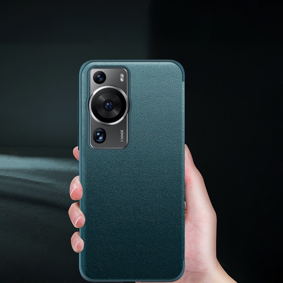 Flap case for Huawei P60 Pro, Side View, blue