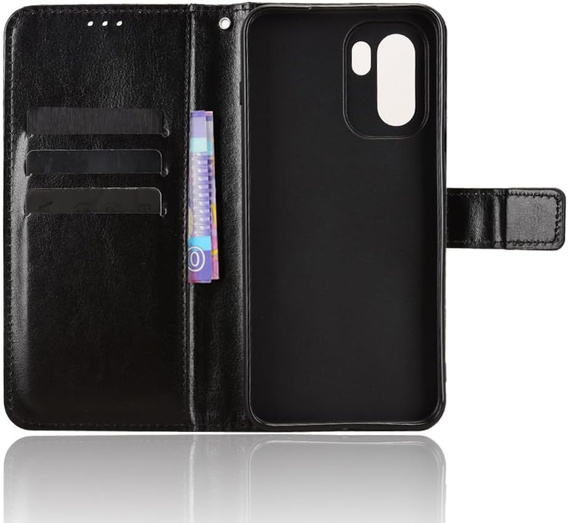 Crazy Horse Wallet flip case for OnePlus 15R