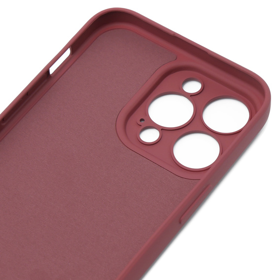 Case for iPhone 15 Pro Max, Silicone Lite, red