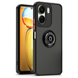 Case for Xiaomi Redmi 13C / Poco C65, Frosted Ring, black