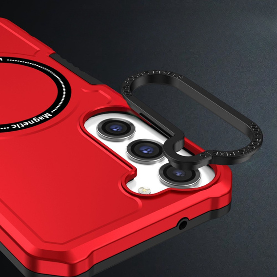 Case for Samsung Galaxy S23 Plus, Protective MagSafe, red