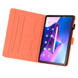 Case for Lenovo Tab M10 Plus 10.6 Gen 3, with flap, animal, orange