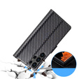 Flip case for Samsung Galaxy S24 Ultra, Carbon LC.IMEEKE, black