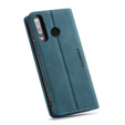 CASEME case for Huawei P30 Lite, Leather Wallet Case, blue