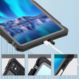 SHELLBOX IP68 Waterproof Case for Apple iPad Pro 11" 5 gen. 2024, black