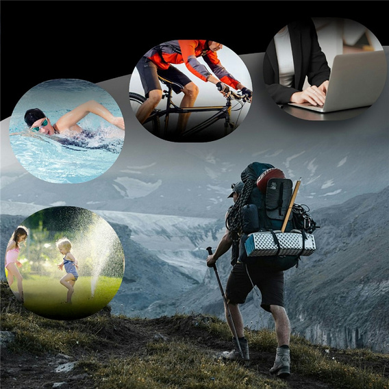 Case for iPhone Air, Waterproof IP68, SHELLBOX MagSafe, blue