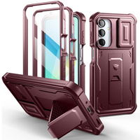 Armored case for Samsung Galaxy A16, Dexnor Full Body (Two Frames), red