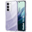 Case for Xiaomi Redmi 15 5G / 4G, reinforced, with camera protection, transparent