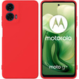 Case for Motorola Moto G24 / G24 Power / G04, Silicone Lite, red