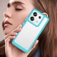 Case for Xiaomi Redmi Note 13 Pro 5G, Fusion Hybrid, transparent / blue