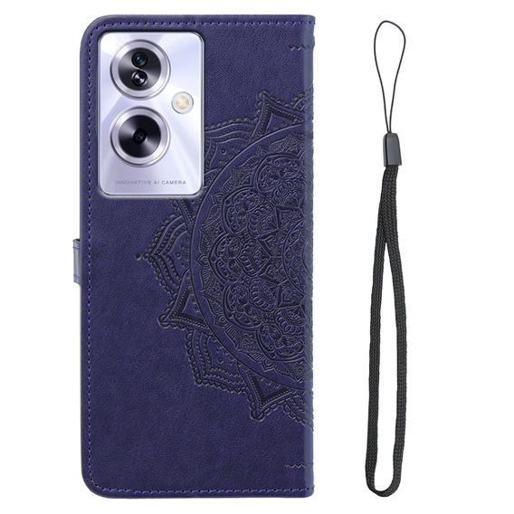 Flip case for Oppo A79 5G, Mandala, purple