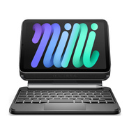 Keyboard case for iPad mini 8.3" 2021 (6th gen.) / iPad mini 8.3" 2024 (7th gen.), Dexnor Magnetic Keyboard Touchpad, black