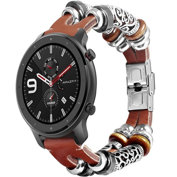 Retro Leather Strap for Samsung Galaxy Watch 42mm - Brown