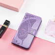 Flip case for Oppo Reno 13F / Oppo Reno 13FS, Butterfly, purple