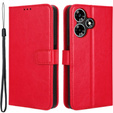 Flip case for Infinix Hot 30, Crazy Horse Wallet, red