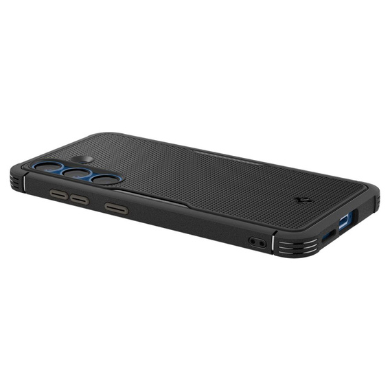 The Spigen Case for Samsung Galaxy S25+ Plus, Core Armor MagSafe, black + 9H Tempered Glass