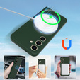 Case for Samsung Galaxy S24 FE, Silicone MagSafe, green