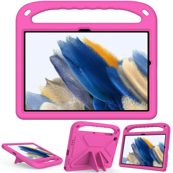 Children's Case for Samsung Galaxy Tab A9+, Children's Case with Handle, pink