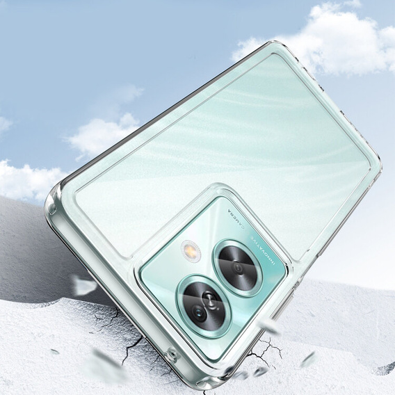 Case for Oppo A79 5G, Fusion Hybrid, transparent