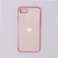 Case for iPhone 7/8/SE 2020/SE 2022, Electro heart, pink rose gold