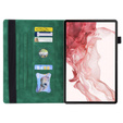 Case for Samsung Galaxy Tab S10 FE+ Plus, Classic, with space for stylus, green