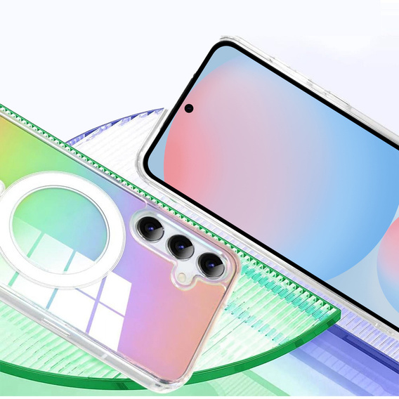 Case for Samsung Galaxy A16, Fusion Hybrid, for MagSafe, multicolor + Screen Glass