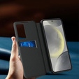 Flip case for Samsung Galaxy S25 Edge, Smart View Wallet, black