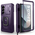 Armored case for Samsung Galaxy Z Fold 6 5G, Dexnor Full Body S-Pen Slot, purple