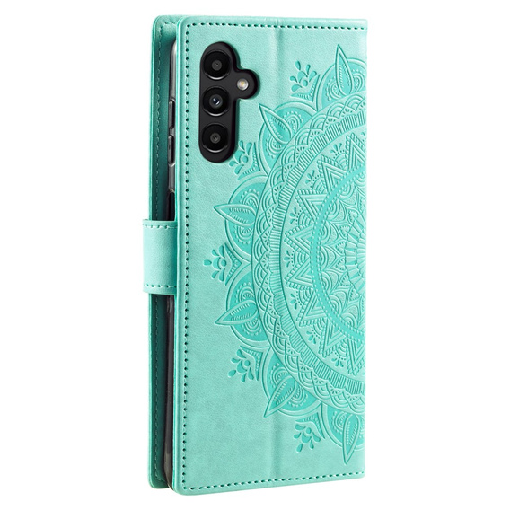 Flip case for Samsung Galaxy A34 5G, Mandala, green