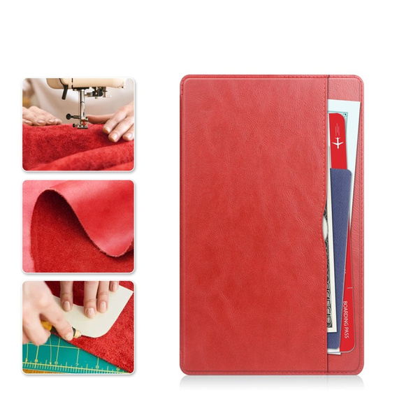 Case for Samsung Galaxy Tab A9, Business Card, red