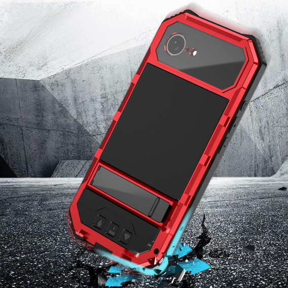 Armored case for iPhone 16E, R-JUST, red