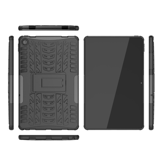 Case for Lenovo Tab M10 Plus 10.6 Gen 3 125F/128F, Tire Armor, black