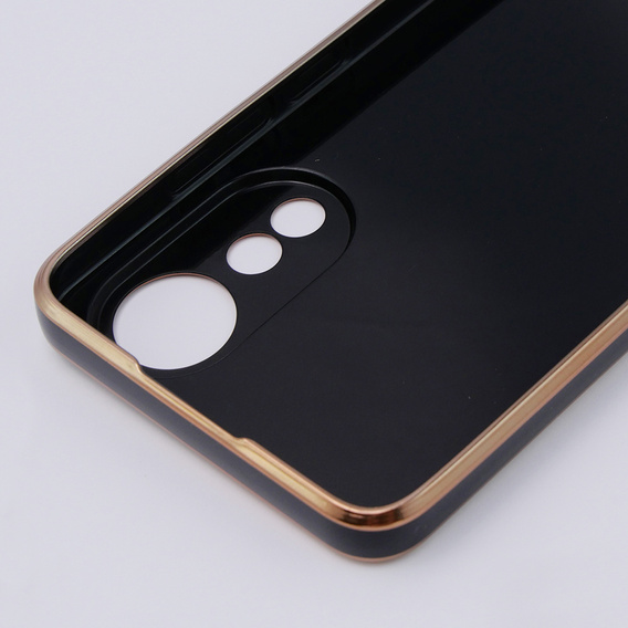 Case for Oppo A78 4G, Glamour CamShield, black