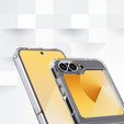 Case for Samsung Galaxy Z Flip7 FE / Z Flip6, Fusion Hybrid, transparent