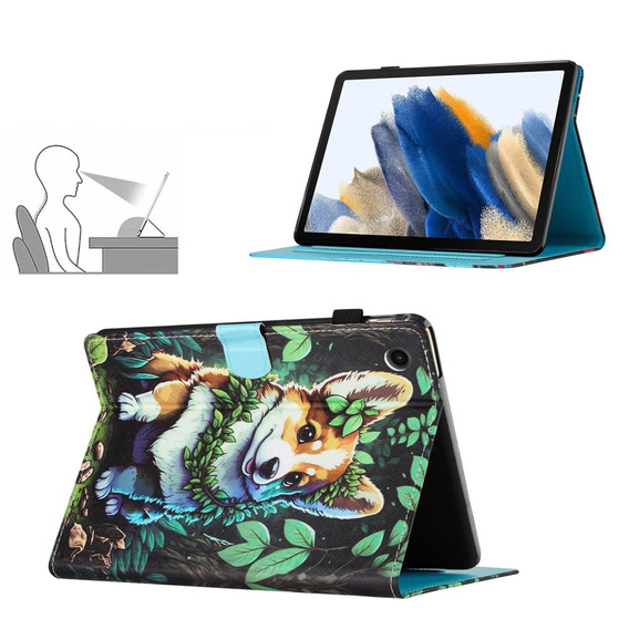 Case for Samsung Galaxy Tab A9 X110 / X115, corgi dog