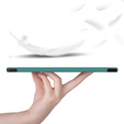 Case for Samsung Galaxy Tab S9 Plus, Smartcase with stylus space, green