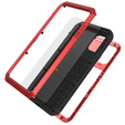 Love Mei Case for iPhone 14, armored with glass, red