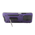 Armored Case for Xiaomi Redmi Note 13 5G, CamShield Slide, purple + Tempered Glass 9H